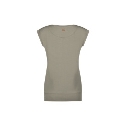 Asana Tee - Smokey Quartz