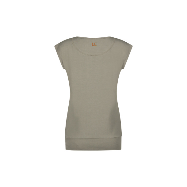 Asana Tee - Smokey Quartz