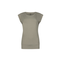 Asana Tee - Smokey Quartz