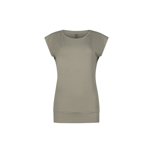 Asana Tee - Smokey Quartz