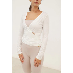 Ballet omslagstopp - White 