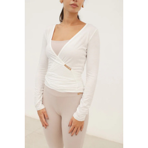 Ballet omslagstopp - White 