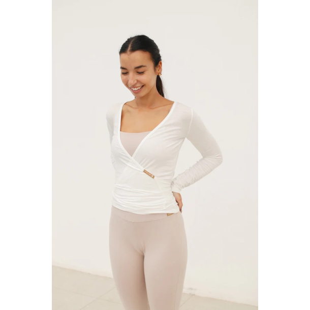 Ballet omslagstopp - White 
