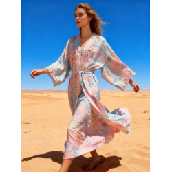 Flowing Kimono - Blush