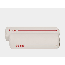 Yogabolster Rund Midi - Graphite Grey 