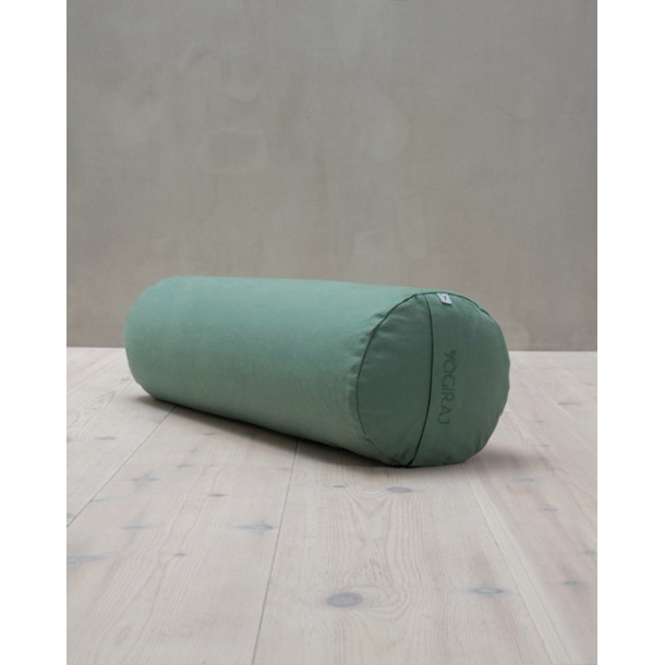 Yogabolster Rund m/bokhvete Midi - Moss Green 