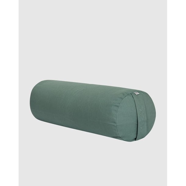 Yogabolster Rund m/bokhvete Midi - Moss Green 