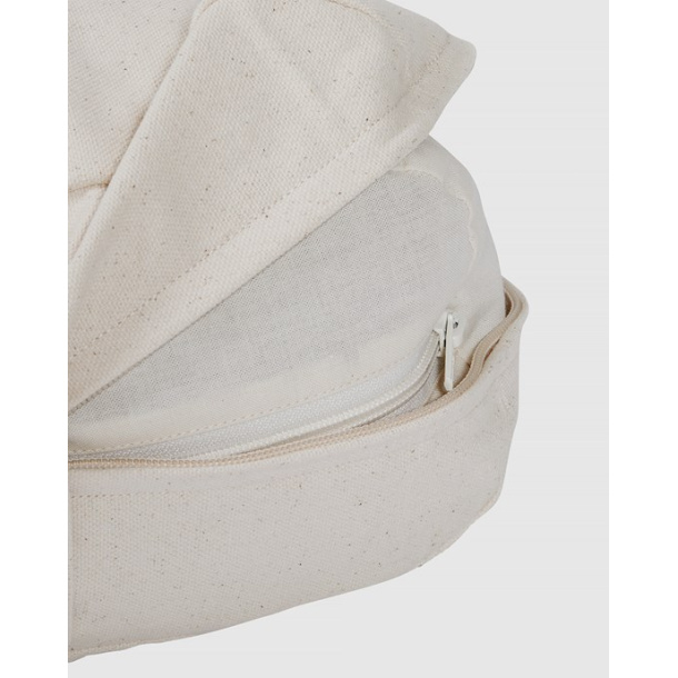 Bolster Firkantet m/bokhvete - Natural