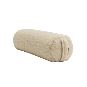 Yogabolster rund i ull, natural