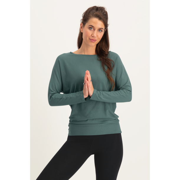 Budhi Longsleeve Yoga Shirt - Forest