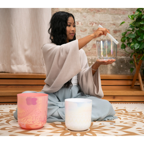 Meinl Sonic Energy Essence Crystal Singing Bowl Set 