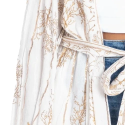 Kimono Bali - Hvite 