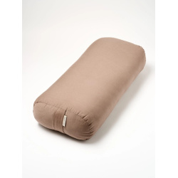 Bolster Firkantet - kologisk Bomull, Deep Taupe