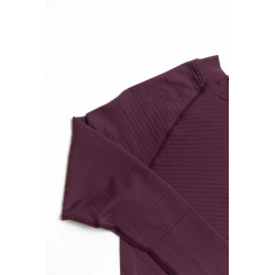 Halv-Zip Longsleeve - Aubergine 