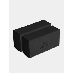 Yogaklosser skum, standard, 2 pk - Sort 