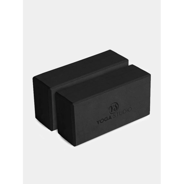 Yogaklosser skum, standard, 2 pk - Sort 