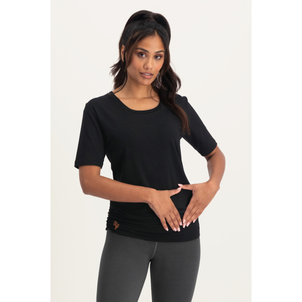 Kami Yoga Tee - Onyx Black, str XS/S 