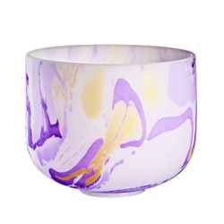 Marble Singing Bowl 10", Crown Chakra