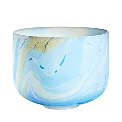 Marble Singing Bowl 10", Note G4, Throat Chakra