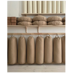 Meditasjonspute Round - Beach Beige