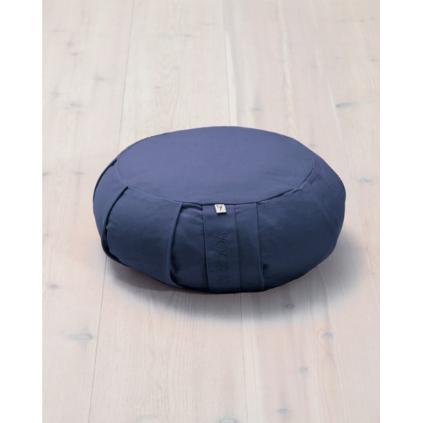 Meditasjonspute Round -Blueberry Blue