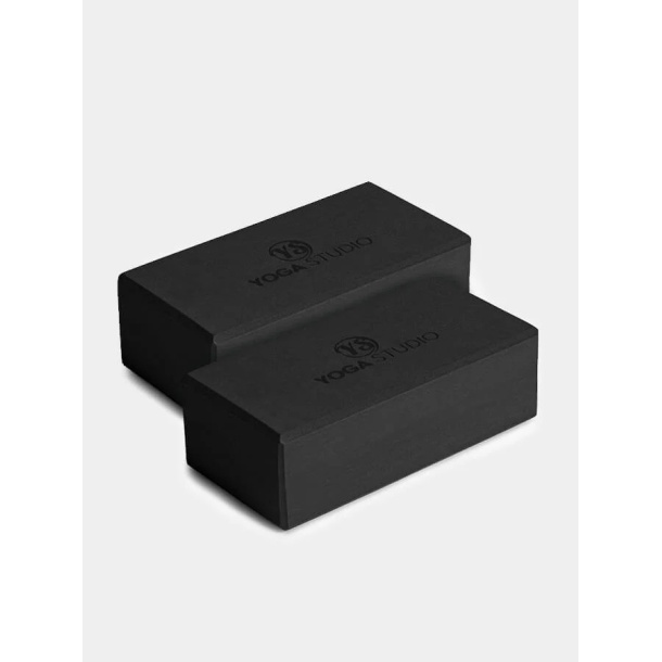 Yogaklosser skum, standard, 2 pk - Sort 