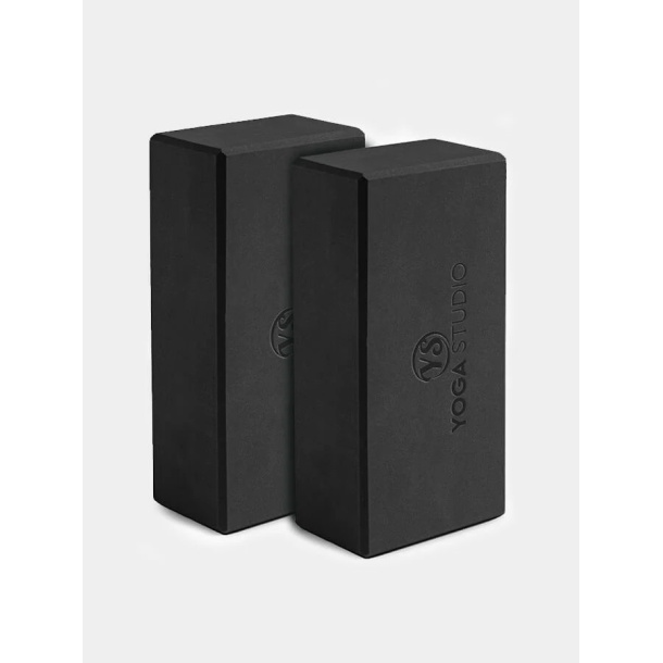 Yogaklosser skum, standard, 2 pk - Sort 