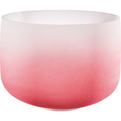 Meinl Sonic Energy Crystal Singing Bowl 14", Frosted, Note C, Root Chakra, Red