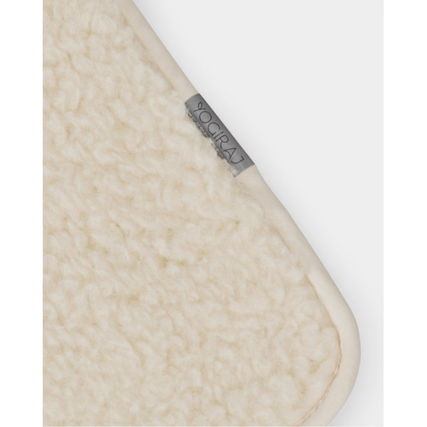 Yogamatte i ull / ullmatte, enkel, 75*200 cm - Natur