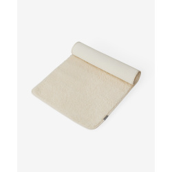 Yogamatte i ull / ullmatte, enkel, 75*200 cm - Natur