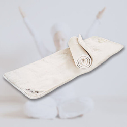 Ullmatte i deilig merinoull, dobbel, 70*200 cm m/antigli