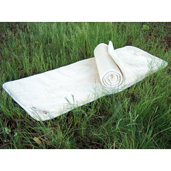 Ullmatte i deilig merinoull, dobbel, 70*200 cm m/antigli