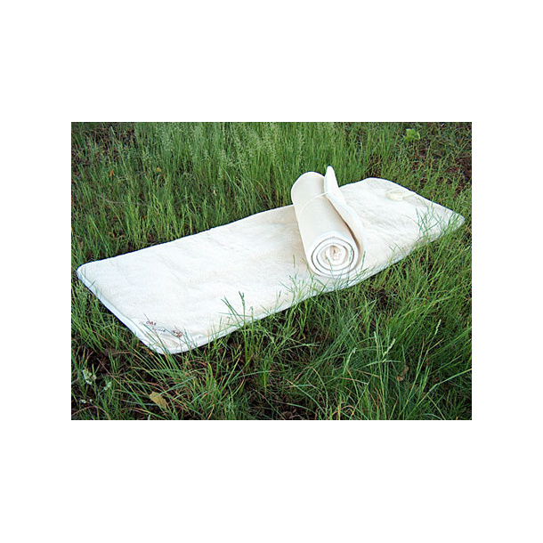 Ullmatte i deilig merinoull, dobbel, 70*200 cm m/antigli