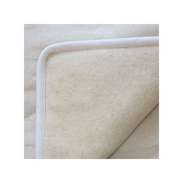 Ullmatte i deilig merinoull, dobbel, 70*200 cm m/antigli