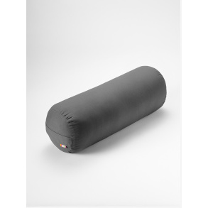 Bolster Rund - kologisk Bomull, Koksgr