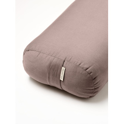 Bolster Firkantet - kologisk Bomull, Deep Taupe