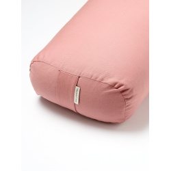 Bolster Firkantet - kologisk Bomull, Rose Quartz